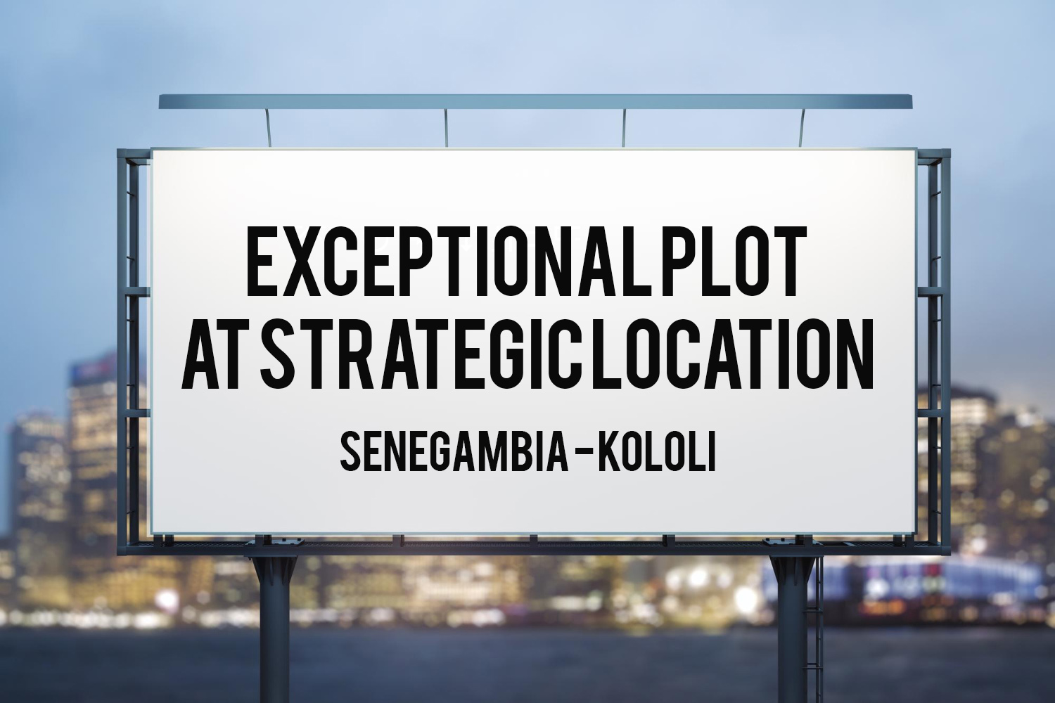 Exceptional Plot with Strategic Location for Sale