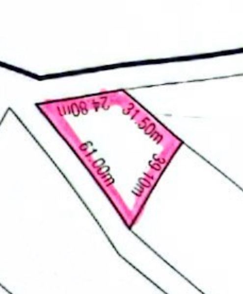 Prime Plot of Land for Sale in Senegambia measuring 39.10 x 31,50 x 61 x 24.80 meters